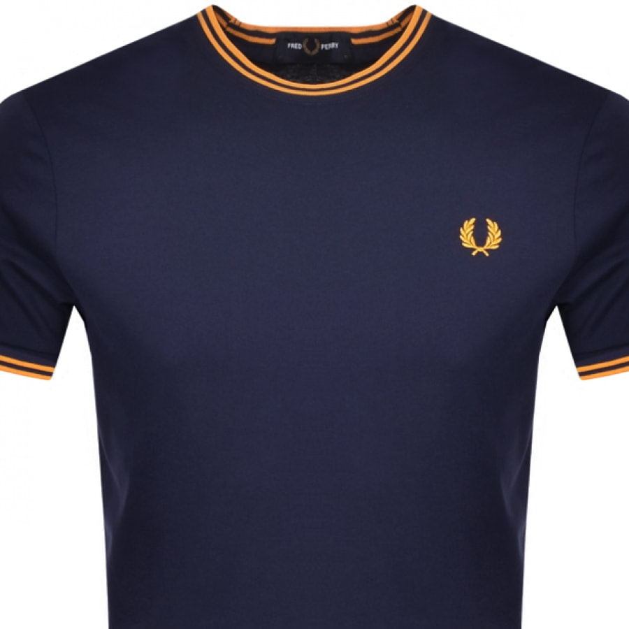 Alternative Image for ProductFred Perry Twin Tipped T Shirt Blue2